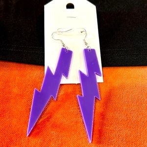 NWT Lightning Bolt Earrings